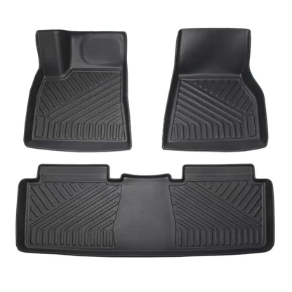 TPE All Weather Floor Mats for Tesla Model S (2016-2020) – Durable, Non-Slip, Easy to Clean-TESGOD