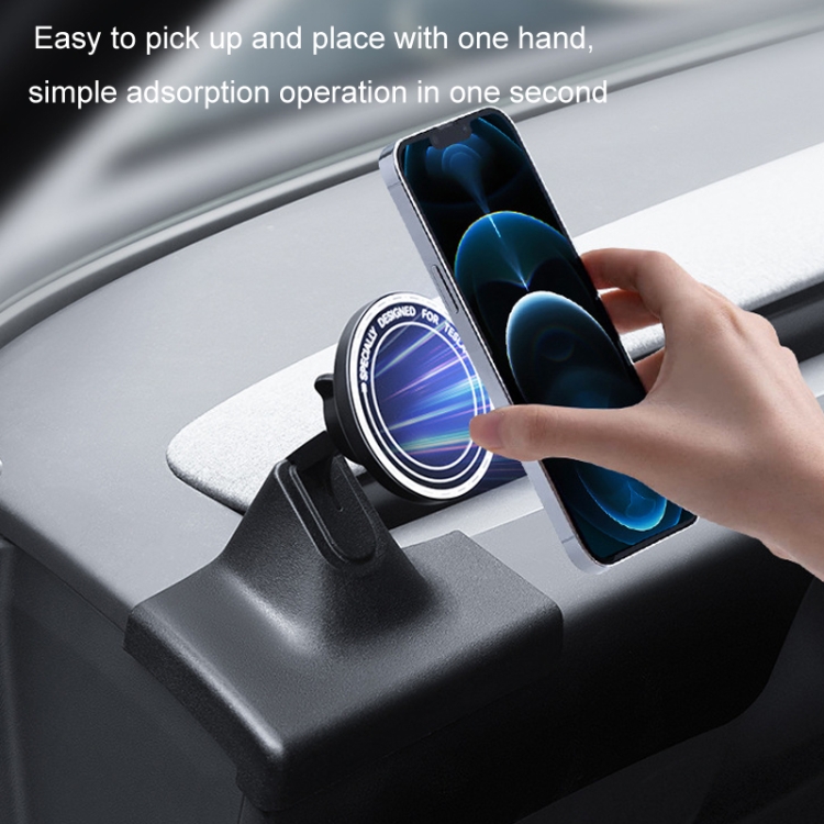 Magnetic Phone Mount for Tesla Model 3 Highland 2024+ (Left-Hand Drive)-TESGOD