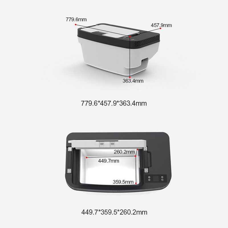 Tesla Compact Car Refrigerator for Model 3/Y – Efficient Cooling & Freezing, Energy-Efficient-TESGOD