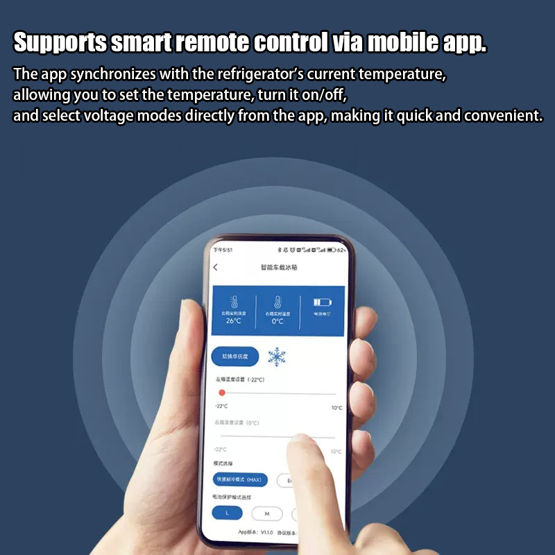 Tesla Compact Car Refrigerator for Model 3/Y – Efficient Cooling & Freezing, Energy-Efficient-TESGOD