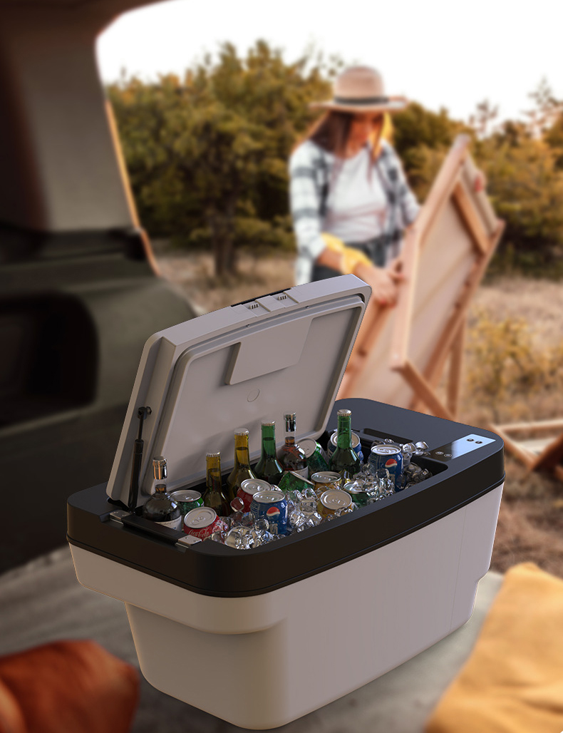 Tesla Compact Car Refrigerator for Model 3/Y – Efficient Cooling & Freezing, Energy-Efficient-TESGOD