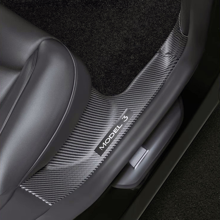 Door Sill Protector For Tesla Model 3 (2024+ ) / Y (2021-2024)-TESGOD