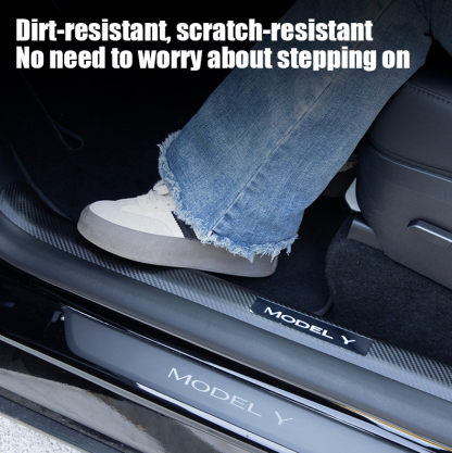 Door Sill Protector For Tesla Model 3 (2024+ ) / Y (2021-2024)-TESGOD