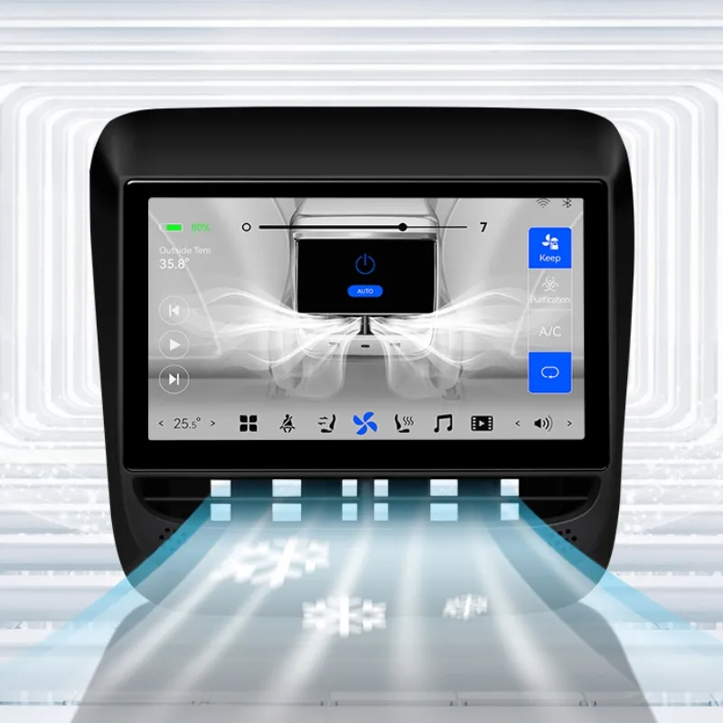 Rear Entertainment and Climate Control Touch Screen Display for Tesla Model 3/Y-TESGOD