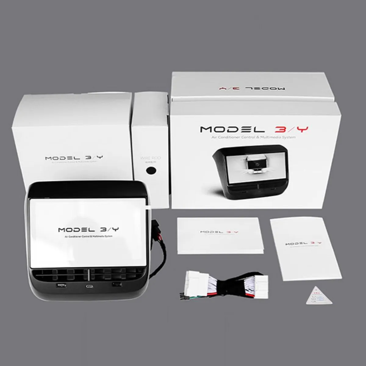 Rear Entertainment and Climate Control Touch Screen Display for Tesla Model 3/Y-TESGOD