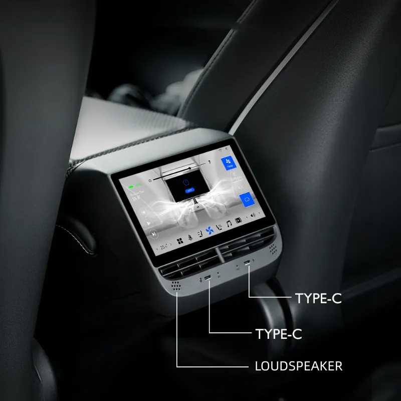 Rear Entertainment and Climate Control Touch Screen Display for Tesla Model 3/Y-TESGOD