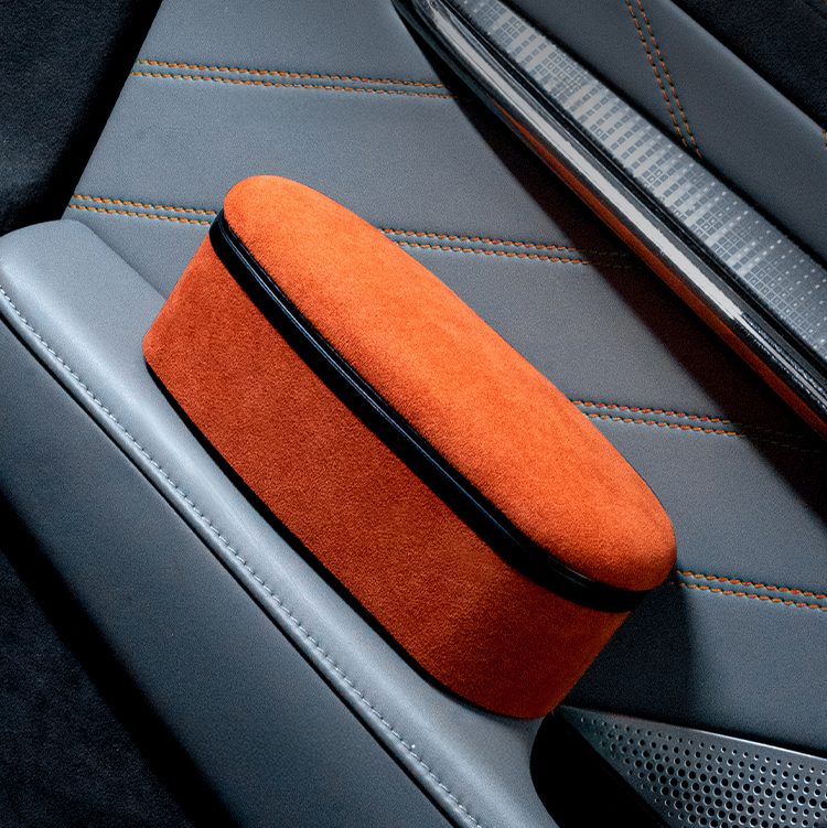 Alcantara Armrest Heightening Pad – Fits All Tesla Models