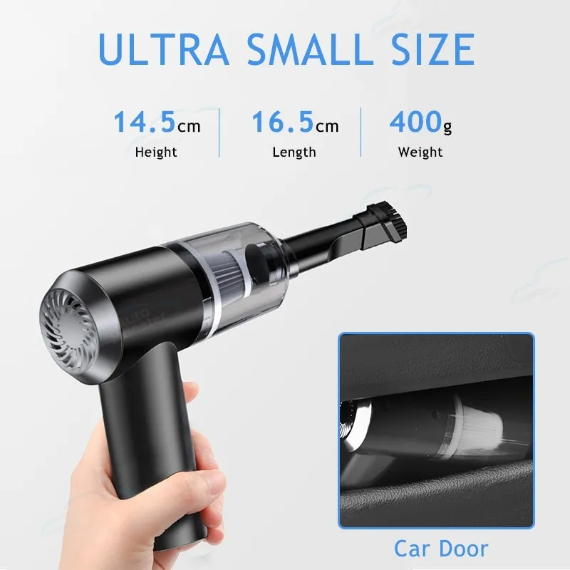120W 9000pa Handheld Portable Vacuum Cleaner-TESGOD