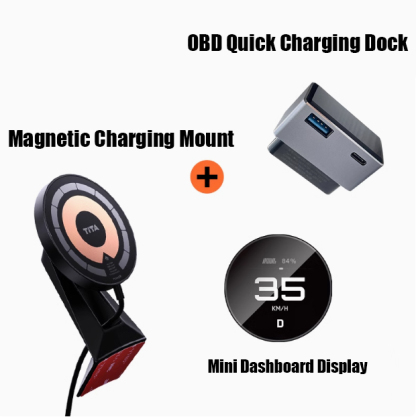 Magnetic Dashboard Heads-Up Display Screen Suitable for Tesla Model 3/Y-TESGOD