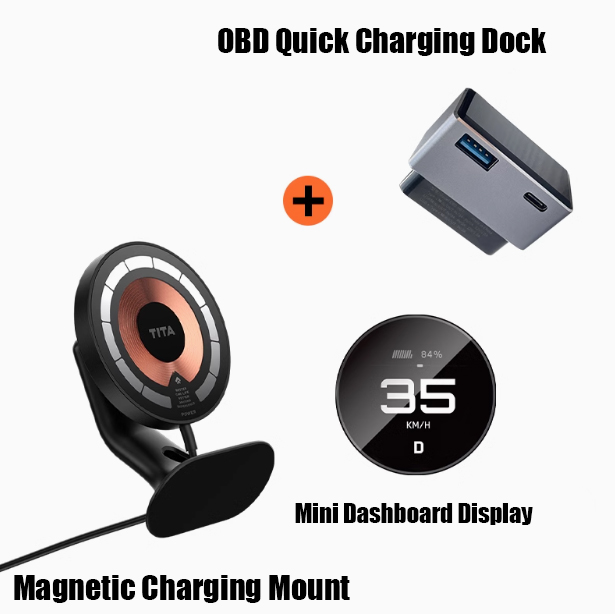 Magnetic Dashboard Heads-Up Display Screen Suitable for Tesla Model 3/Y-TESGOD