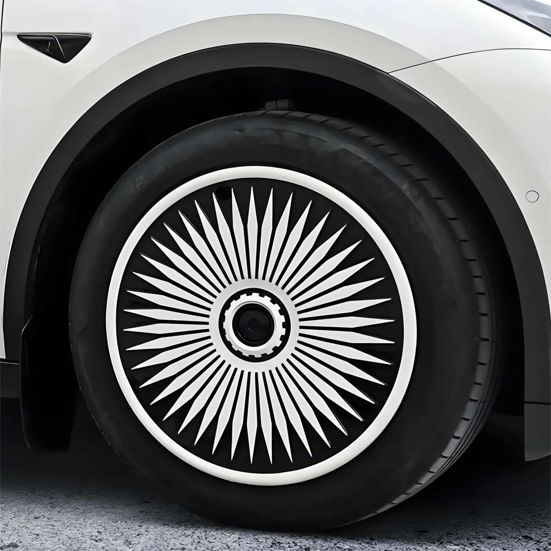 4Pcs Wheel Caps Suitable for Tesla Model Y 19-Inch Rims-TESGOD