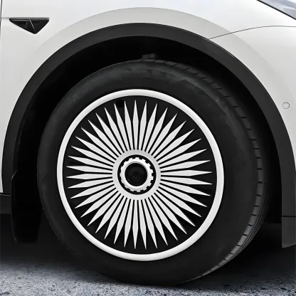 4Pcs Wheel Caps Suitable for Tesla Model Y 19-Inch Rims-TESGOD