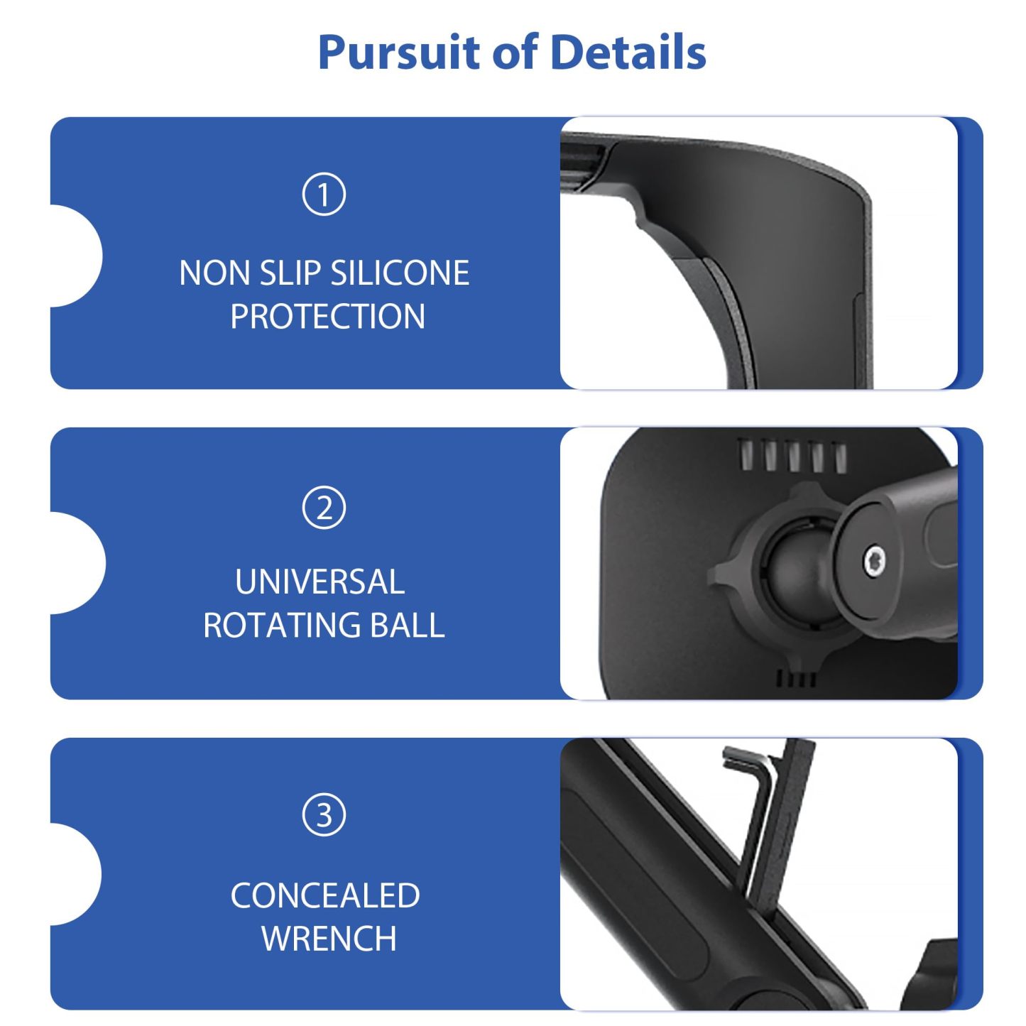 Adjustable Magnetic Wireless Car Charger Holder for Tesla Model 3（2017-2023.10）/ Y（2020-2024）-TESGOD