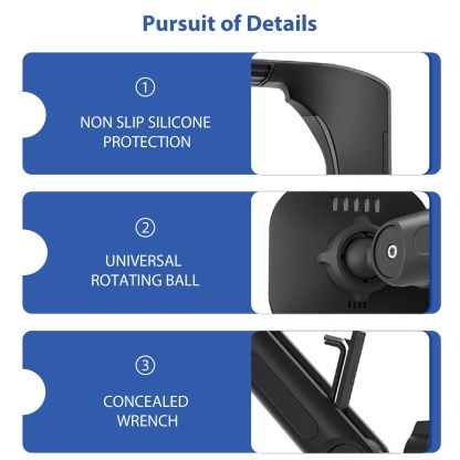 Adjustable Magnetic Wireless Car Charger Holder for Tesla Model 3（2017-2023.10）/ Y（2020-2024）-TESGOD