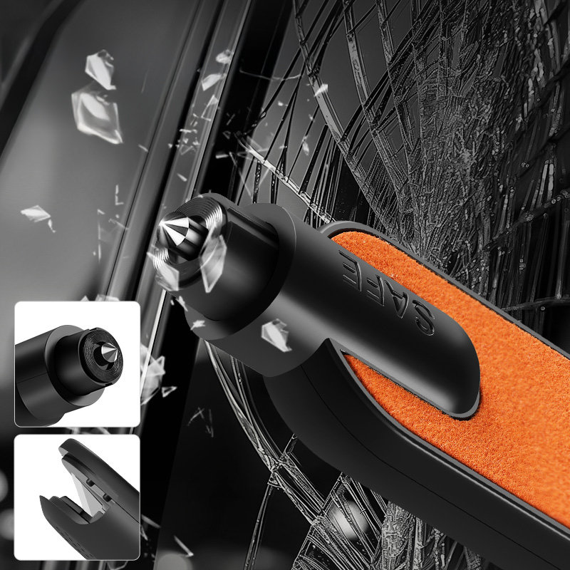 2-in-1 Window Breaker and Seatbelt Cutter for Tesla Model 3/Y/X/S