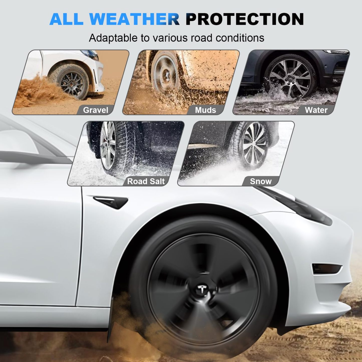 Tesla Model 3 Highland 2024+ Fenders (Set of 4)-TESGOD