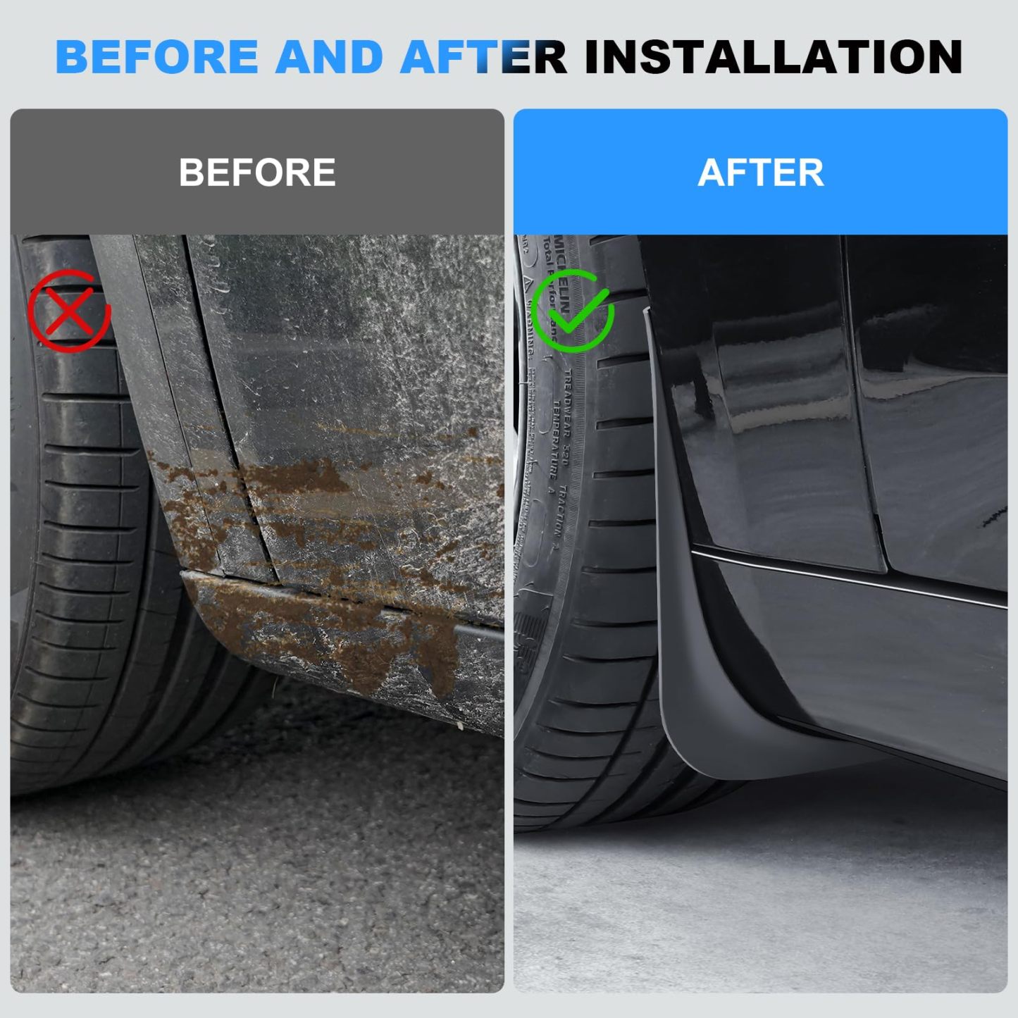 Tesla Model 3 Highland 2024+ Fenders (Set of 4)-TESGOD