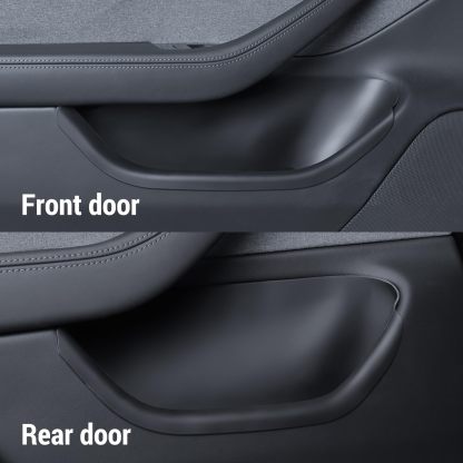 TPE Full-Cover Car Door Storage Slot Mats for Tesla Model 3 Highland 2024+-TESGOD
