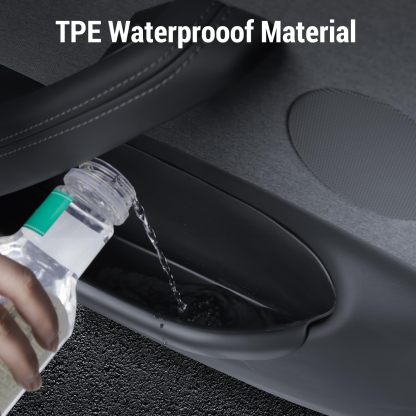 TPE Full-Cover Car Door Storage Slot Mats for Tesla Model 3 Highland 2024+-TESGOD