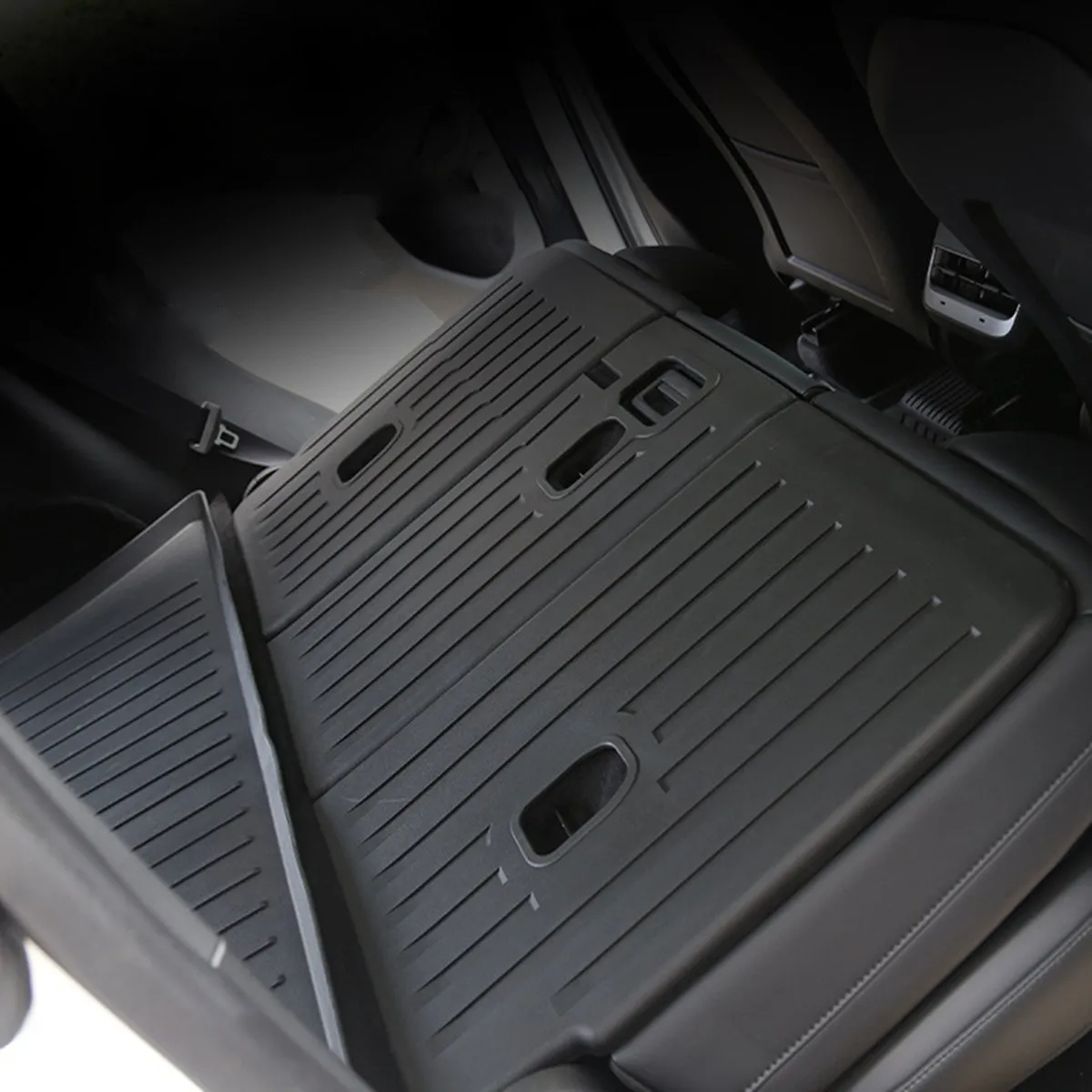 9Pcs All Weather Tesla Model Y Floor Mats TPE - Left rudder-TESGOD