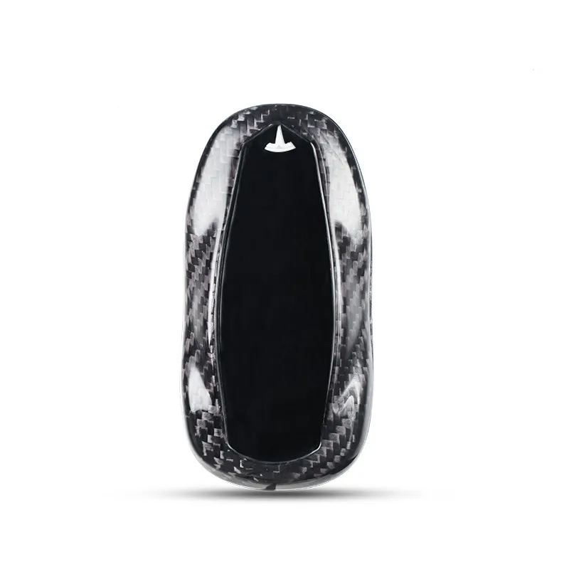 Carbon Fiber Key Fob Cover For Tesla Model S（2012-2018)-TESGOD