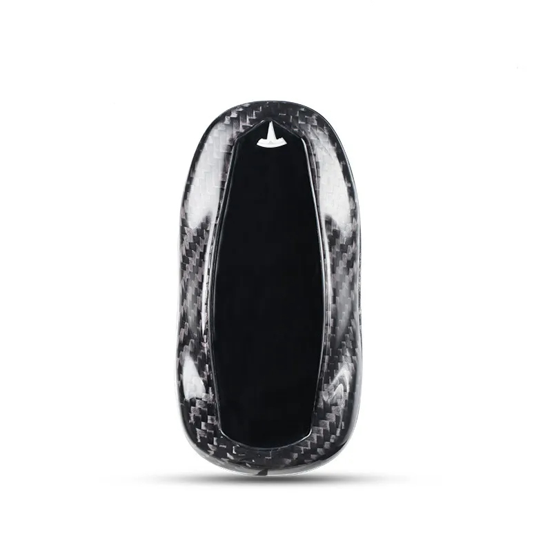 Carbon Fiber Key Fob Cover For Tesla Model S（2012-2018)-TESGOD