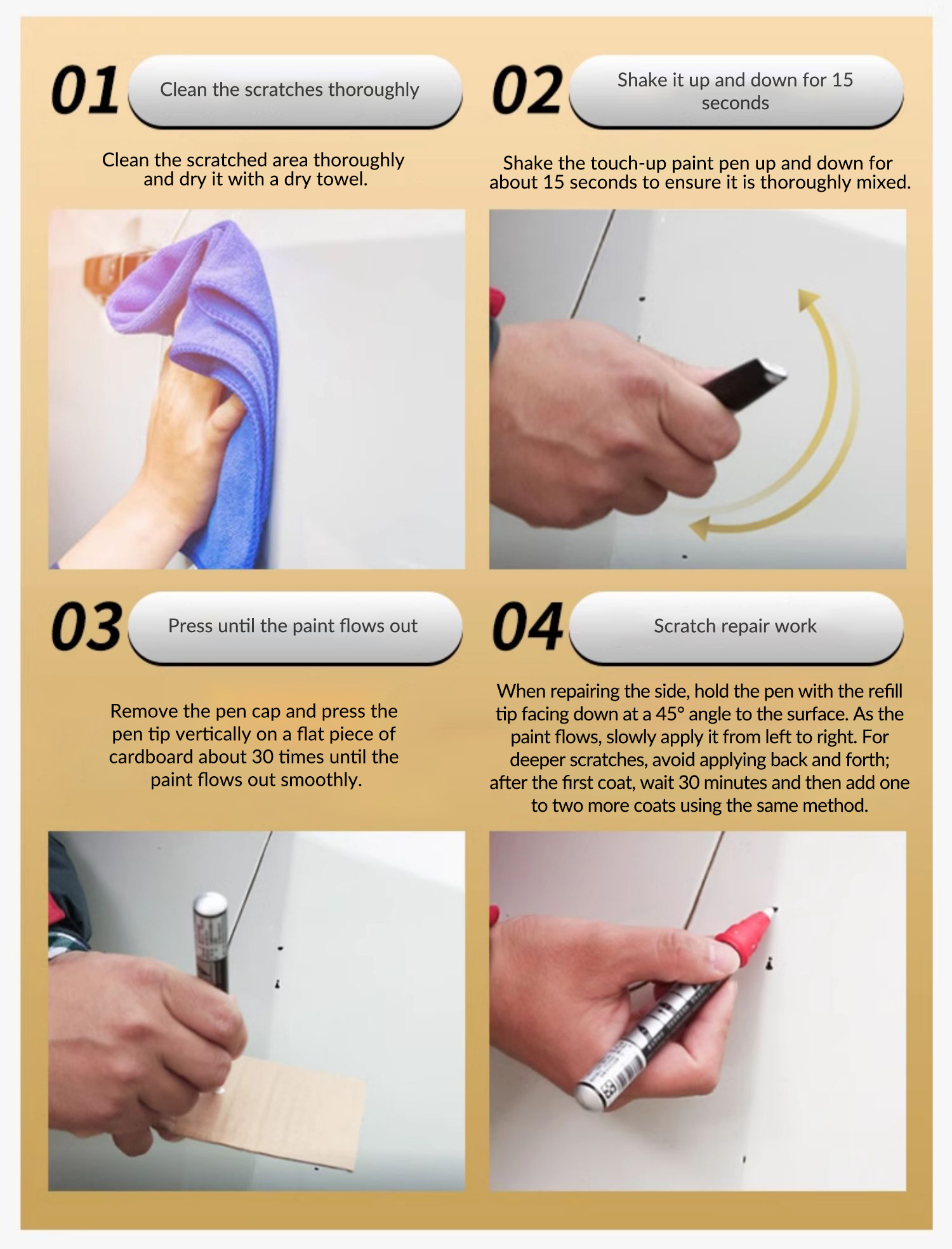 Tesla Touch Up Paint | Easy Paint Repair Kit for Tesla Model 3/Y/X/S-TESGOD