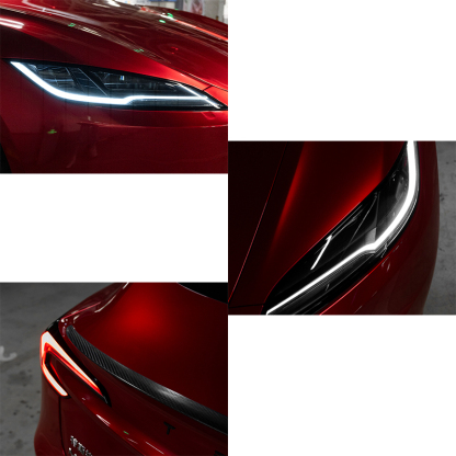 Compatible with Tesla Model Y (2021-2024) Headlights and Taillight Protection Film-TESGOD