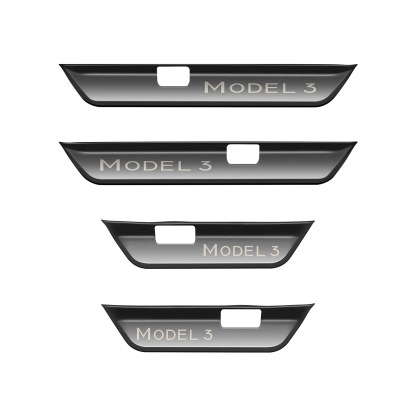 Door Sill Protection for Tesla Model Y/3 Highland (4Pcs)-TESGOD