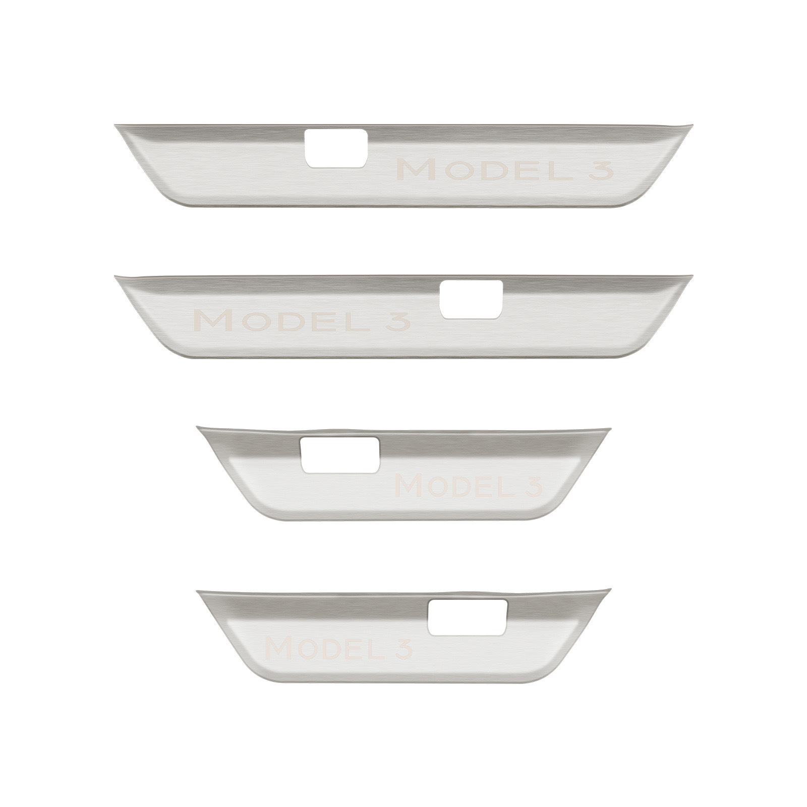 Door Sill Protection for Tesla Model Y/3 Highland (4Pcs)-TESGOD