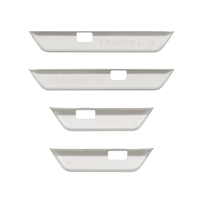 Door Sill Protection for Tesla Model Y/3 Highland (4Pcs)-TESGOD