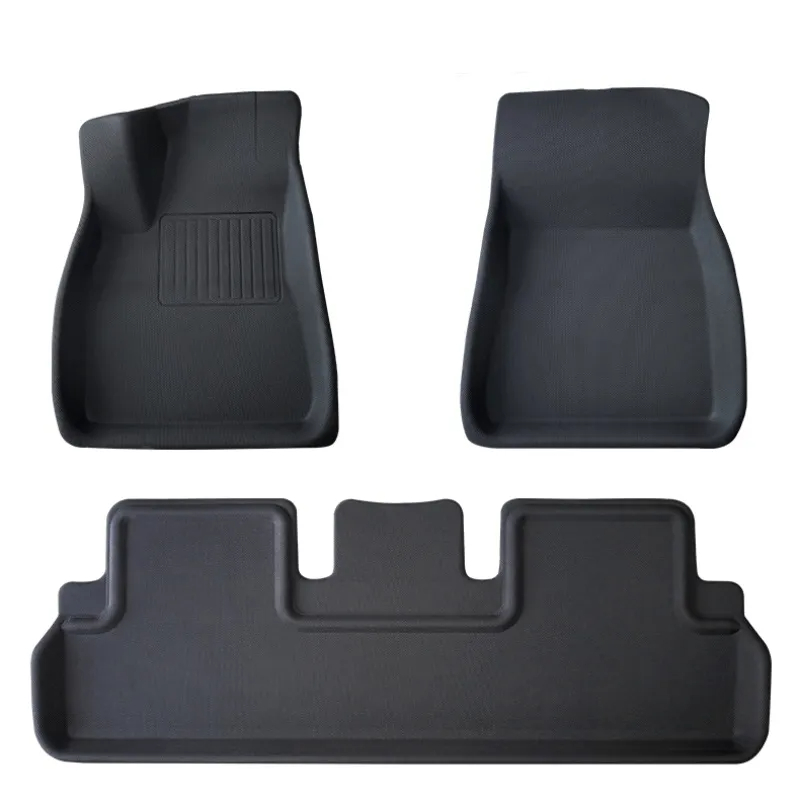 3D All Weather Tesla Model 3 Floor Mats（2020-2023）-TESGOD