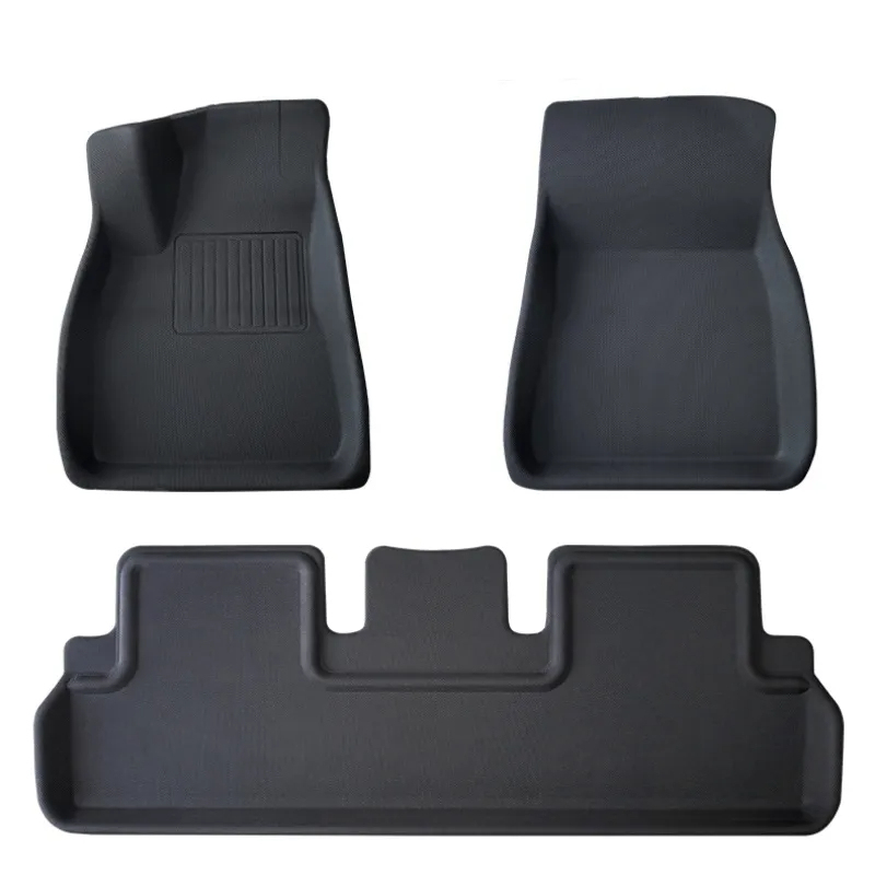 3D All Weather Tesla Model 3 Floor Mats（2020-2023）-TESGOD