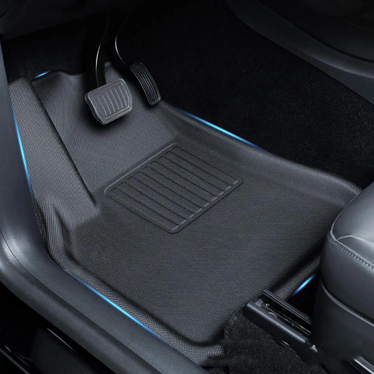 3D All-Weather Floor Mats for Tesla Model 3 (2021-2023) 6-Piece Set-TESGOD