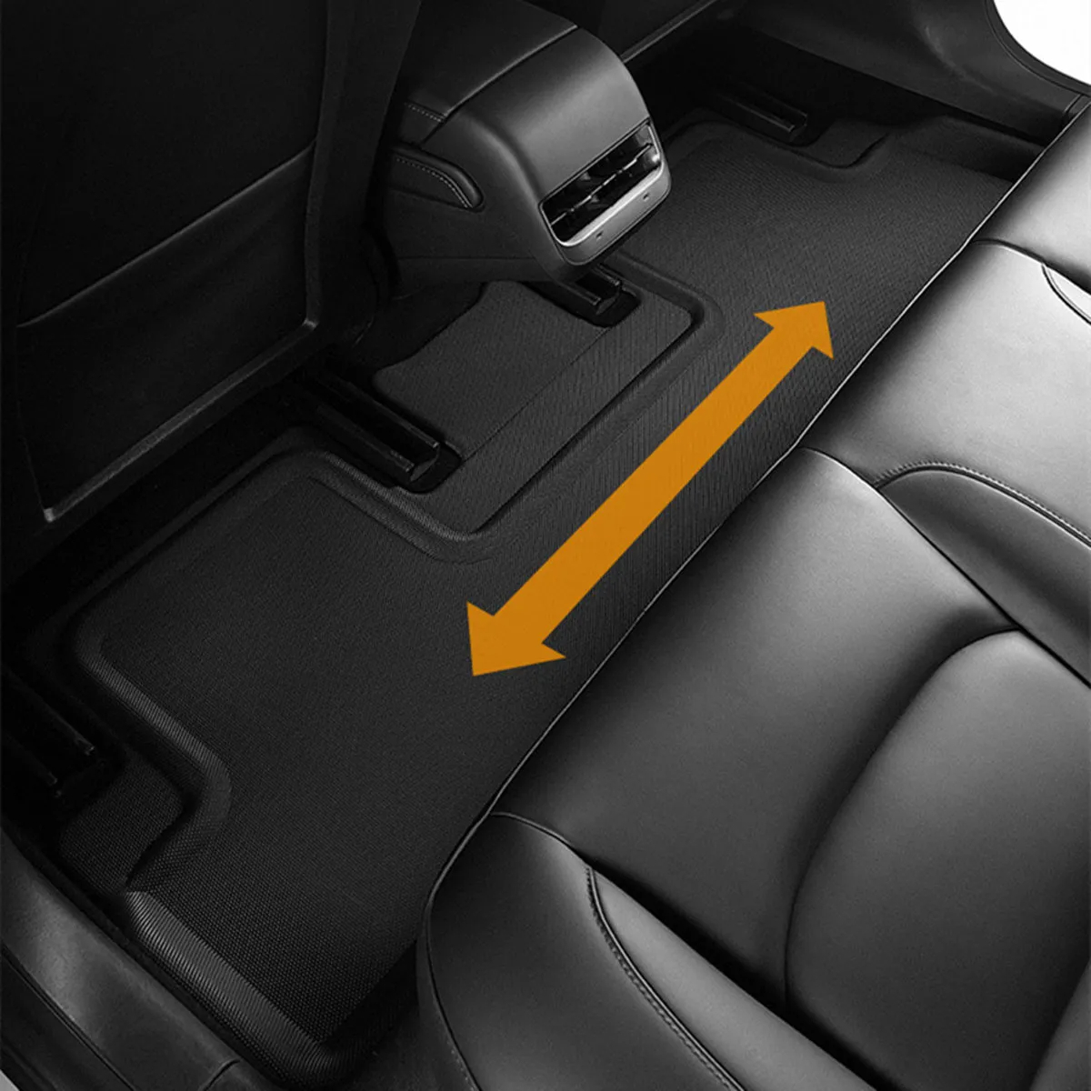 3D All-Weather Floor Mats for Tesla Model 3 (2021-2023) 6-Piece Set-TESGOD