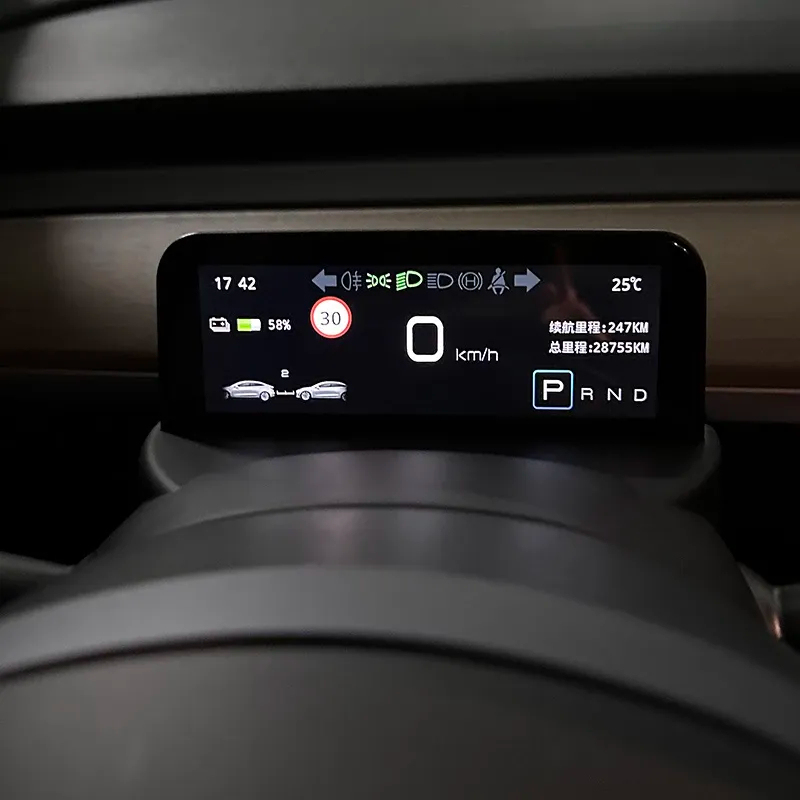 4.6" Mini smart LCD instrument display for Tesla Model 3/Y（With Quick Touch）-TESGOD