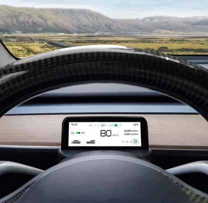 4.6" Mini smart LCD instrument display for Tesla Model 3/Y（With Quick Touch）-TESGOD