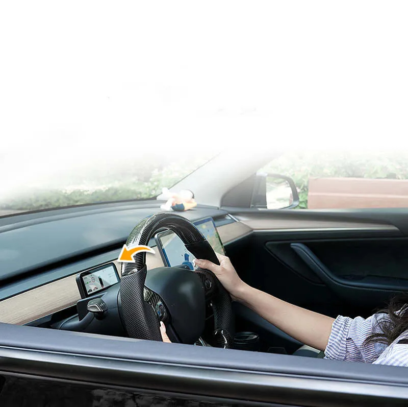 4.6" Mini smart LCD instrument display for Tesla Model 3/Y（With Quick Touch）-TESGOD