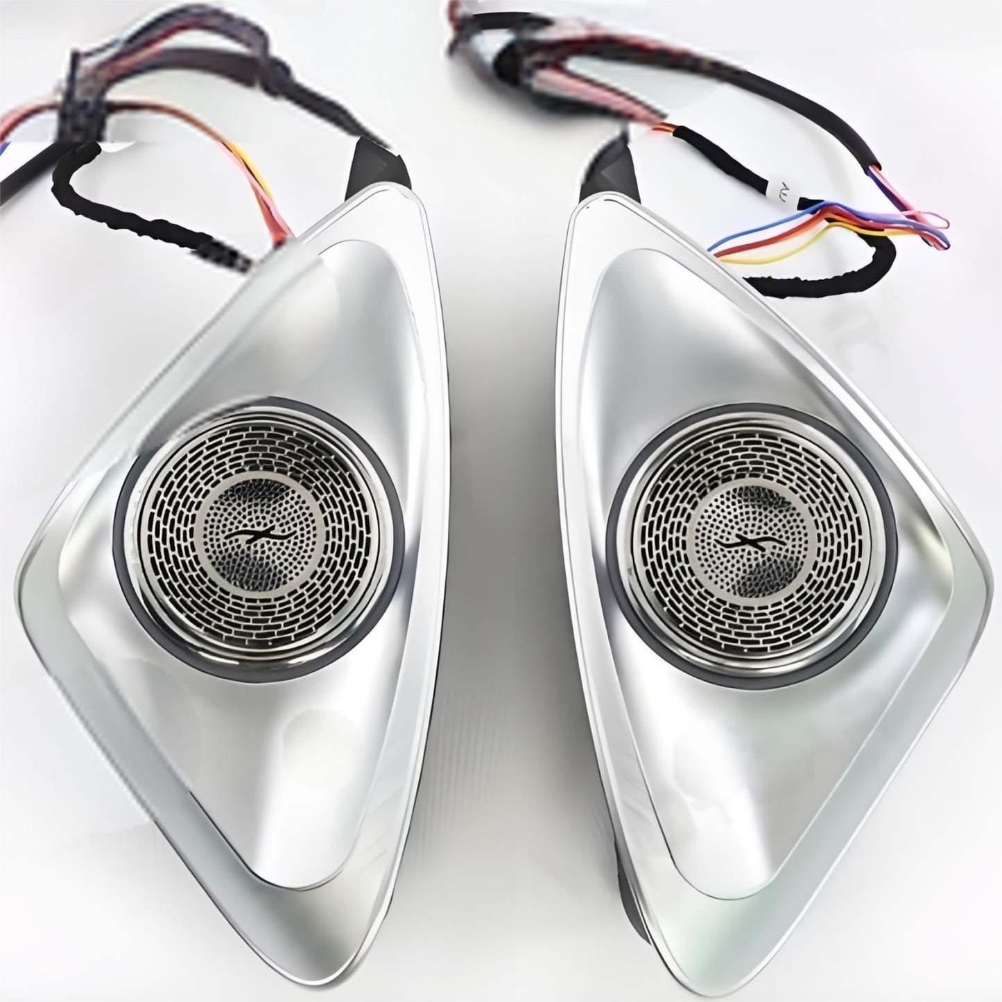 4D Rotating Tweeter LED Ambient Speakers （2 Pieces） for Tesla Model 3 (2017-2024+) / Y (2020-2024)-TESGOD