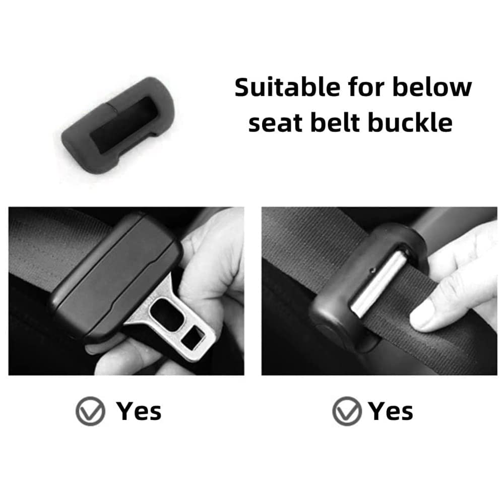 Silicone Seat Belt Buckle Protective Cover for Tesla Model S/3/X/Y-TESGOD
