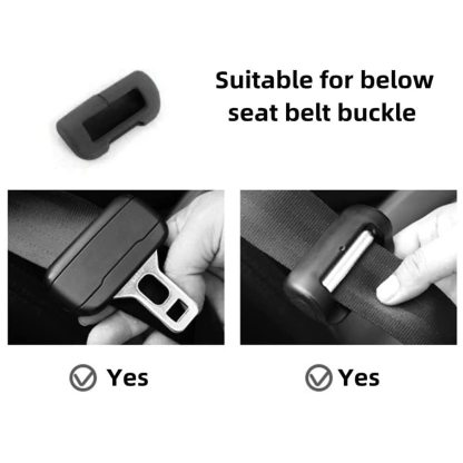 Silicone Seat Belt Buckle Protective Cover for Tesla Model S/3/X/Y-TESGOD