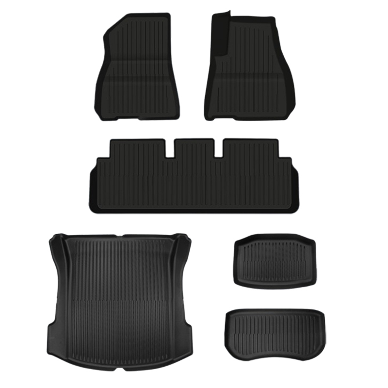TPE All-Weather Floor Mats for Tesla Model Y (2020-2024) / Model 3 (2021-2024)-TESGOD
