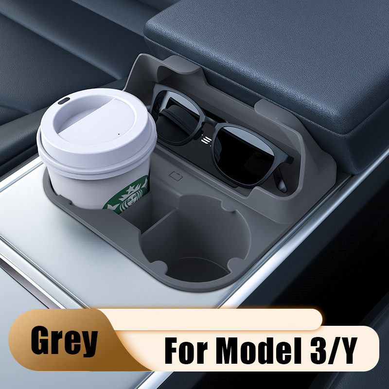 Center Console Tesla Cup Holder for Model 3/Y（2021-2023）-TESGOD