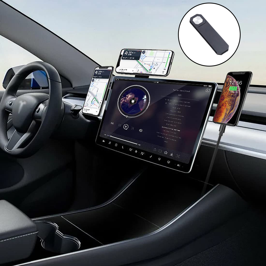 Magnetic Car Phone Holder for Tesla Model S/3/X/Y