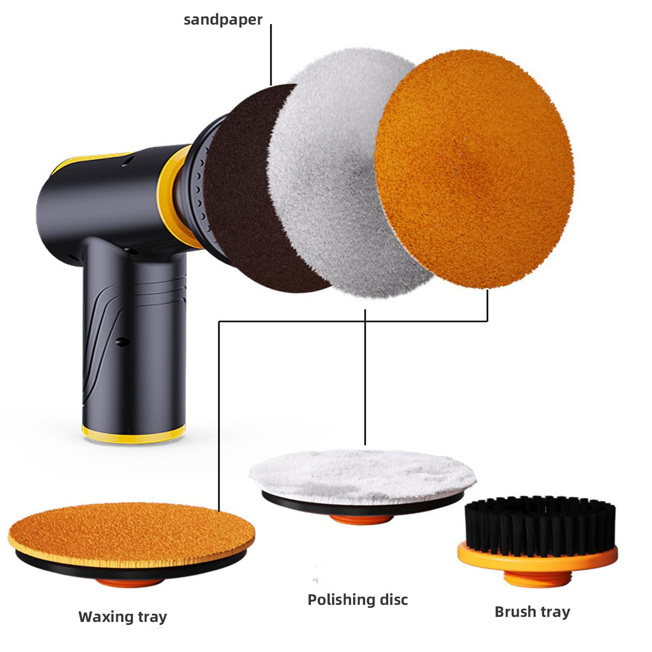 Buffer Polisher Kit for Tesla Model S/3/X/Y-TESGOD