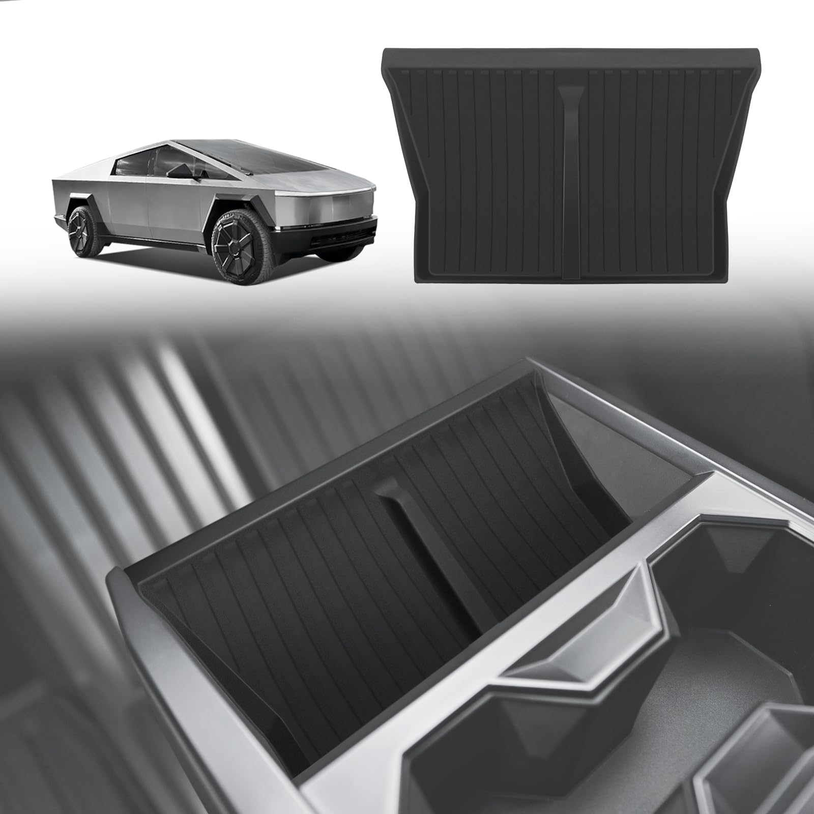 Cybertruck Center Console Phone Charging Area Silicone Non-Slip Mat-TESGOD