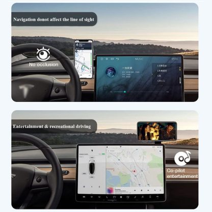 Magnetic Car Phone Holder for Tesla Model S/3/X/Y-TESGOD