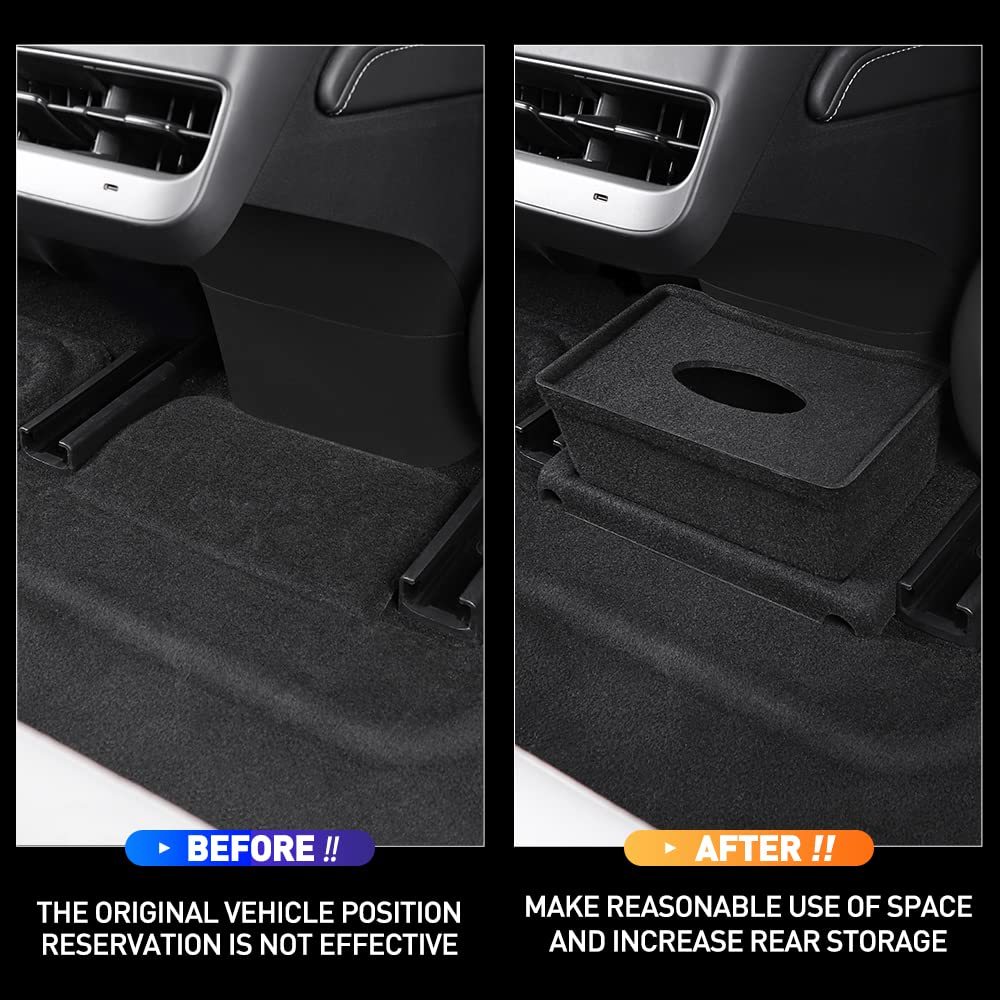 Backseat Organizer Center Storage Box for Tesla Model 3 / Y-TESGOD