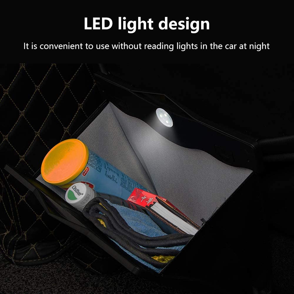 Trash Can with LED Light for Tesla Model 3/Y-TESGOD