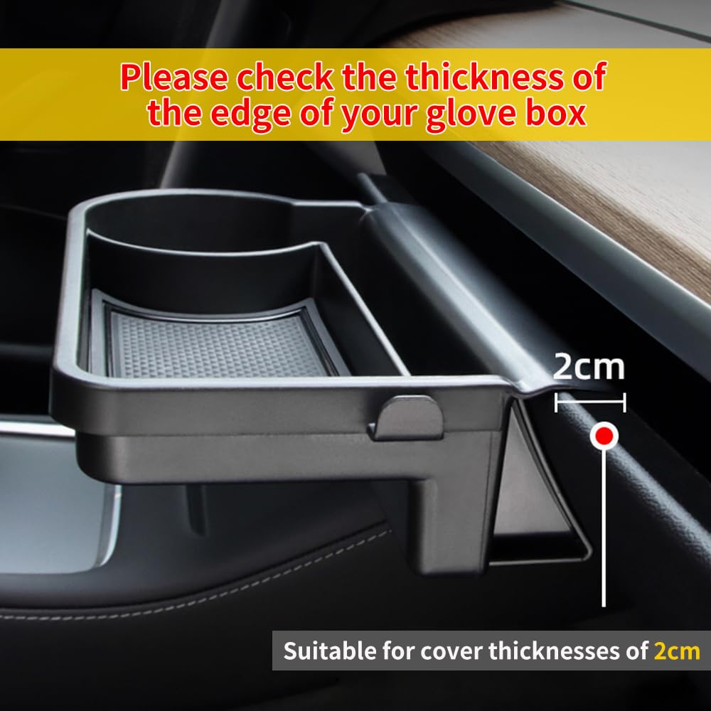 2022 Passenger Storage Box for Tesla Models 3 and Y-TESGOD